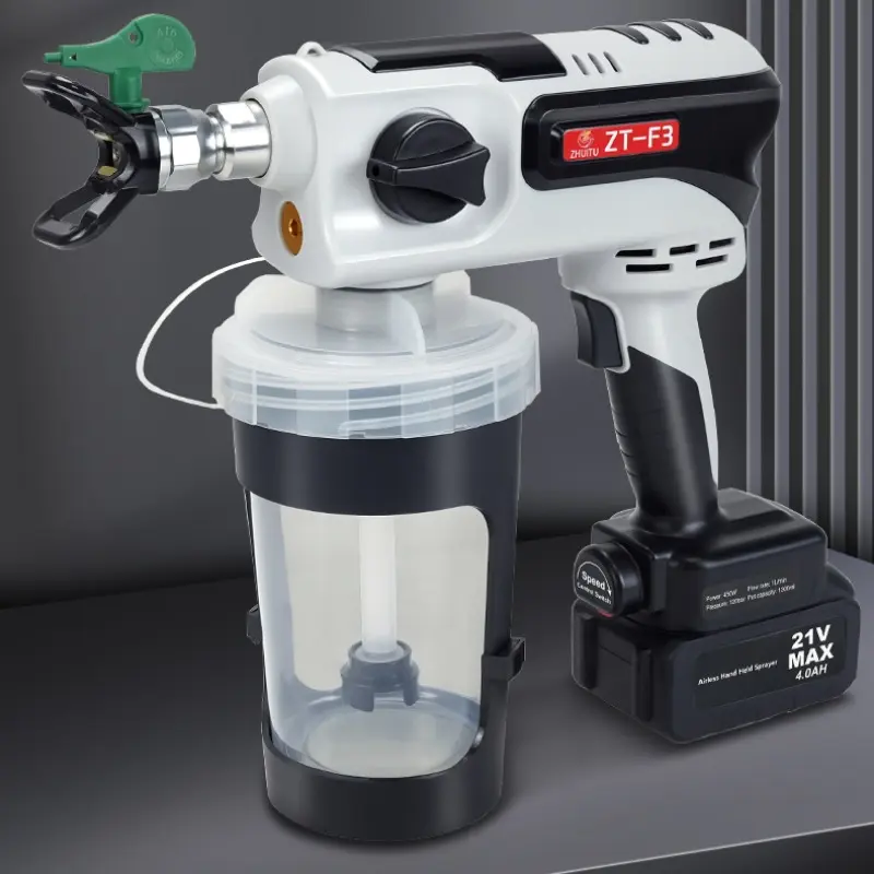 Electric Spray Gun for Home and Garden Renovation, Rechargeable and Replaceable Battery, Multi-Functional, Easy to Use, Essential for DIY Projects