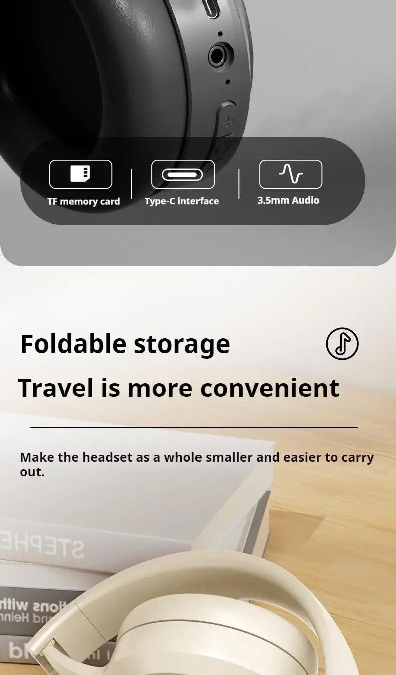 Over Ear HIFI Stereo M5 Headsets Wireless Bluetooth 5.3 Headphones Sports Gaming Earphones Support TF/AUX noise reduction cool tech gadgets