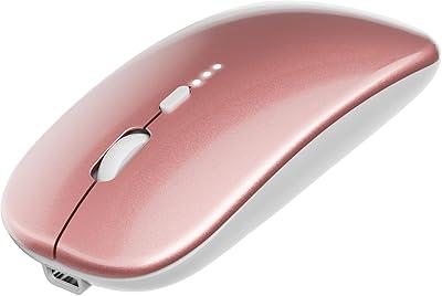 Bluetooth Mouse for MacBook/Laptop/Notebook/pc/iPad/Chromebook, Wireless Mouse forMacBook air/Pro (White)