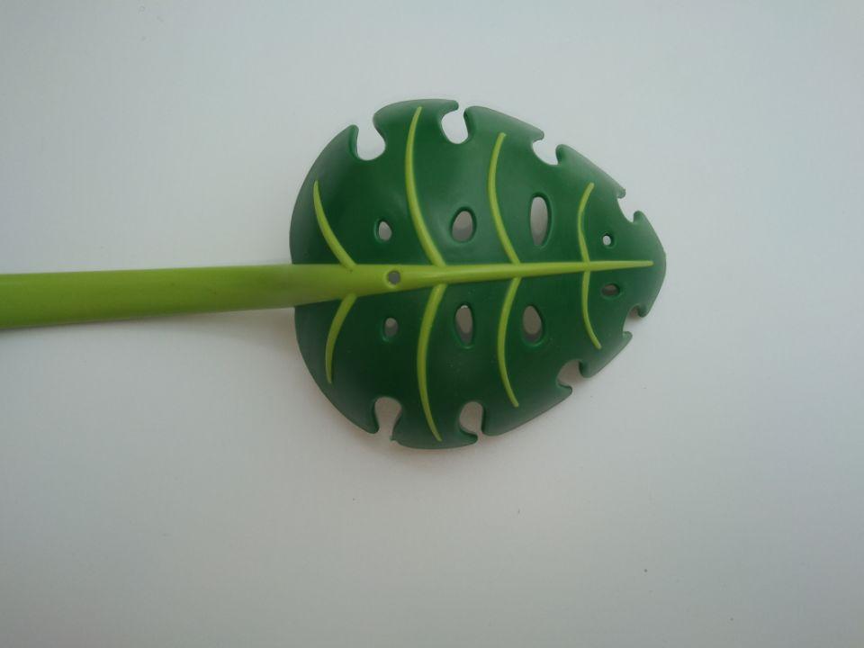 Creative Monstera Leaf Slotted Spoon, Jungle Spoon Kitchen Utensil, Unique Green Leaf Pasta Strainer