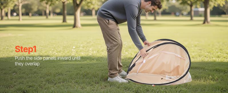 VEVOR Pop up Sports Tent, 8 Sizes Optional Clear Bubble Tent for 1-6 Person, Waterproof Outdoor Pod with Floor Mat & Top Cover, Garden Igloo Dome Tents Camping Shelter for Sports Watching