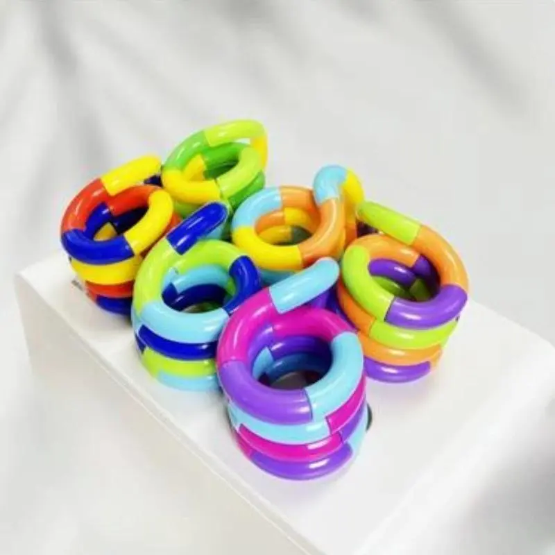 Tangle Fidget Rope Unlockable Twisting Rope Antistress Twist Ropes Party Favors Gifts Stress Relieving Knot 크런치 말랑이