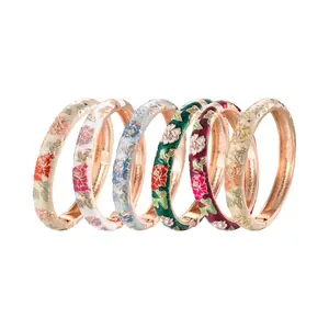 Enameled For Women Flower Women Indian Chinese Viking On Hand African Dubai Women's 4 pack magnetic cop,cords for graduation, essentials strong motivational hop chain heartfelt friendship design accessor east Hal dad adjust Adju hop 6-14mm fashi blac char