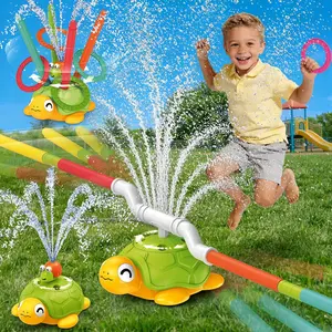 Sprinkler for Kids Water Toys: 3-in-1 Turtle Sprinkler Toys 360° Rotating Spray with Snail Plash Ring Toss Game for Backyard Outdoor Summer Toys Water Game Toys for Boys Girls Kids Ages 3-8fidget toys