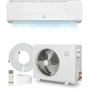 9000 BTU AHRI-Certified Ductless Inverter Mini Split Air Conditioner - 19 SEER2, 115V, 1 Hz, Energy Efficient Cooling & Heat Pump System, Cools Up to 450 Sq. Ft, White
