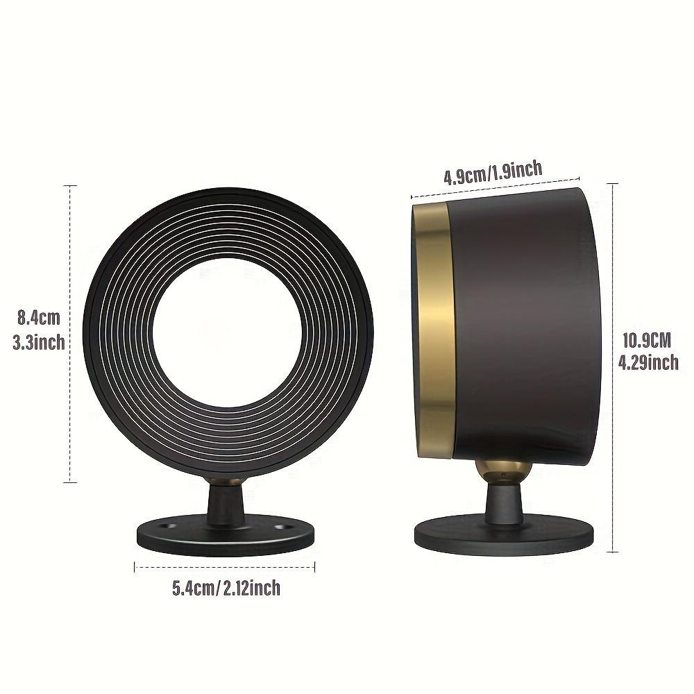 USB Rechargeable Smart LED Wall Light, 1/2 Counts RGB Night Light with Remote Control, 360° Rotatable Spotlight for Bedroom, Bedside, Display Wall, Cabinet, Hallway, Game Room