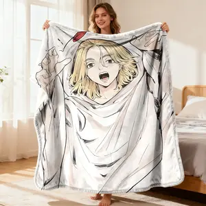 Exciting hooded sweatshirt, patterned flannel printed blanket, warm bedroom Christmas gift, ideal choice, perfect choice, high-quality choice, excellent quality.