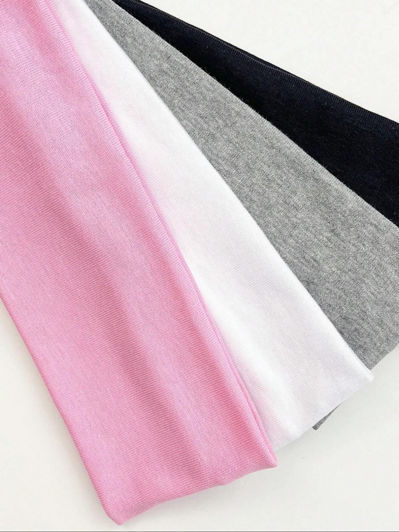 Solid Color Hair Band, High Stretch Sweat-absorbing Hair Band, Hair Accessories for Women & Men, Sweat Wicking Headband, Workout Headband