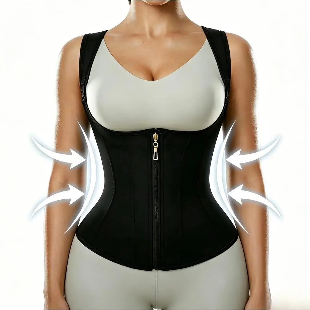 Basic Women's Waist Trainer Belt, Comfortable Triple Wrap Sportswear Shapewear with Tummy Control for Postpartum Recovery, Waist Trainers, Lady, Activewear, Athletic, Polyester, Wedding, Holiday