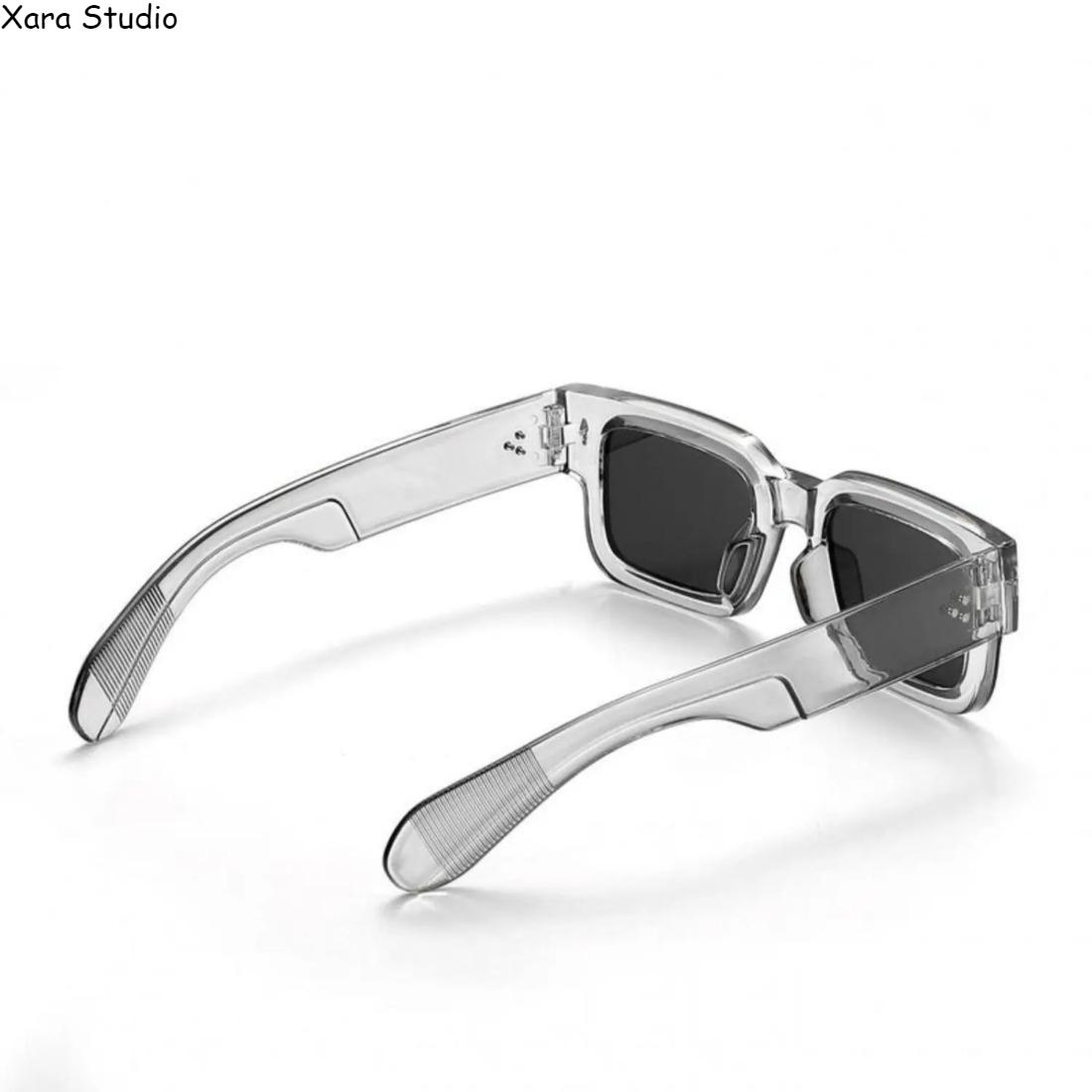 2-Pack Retro Square Sunglasses for Women & Men – UV400 Protection, Black & Translucent Frames, Y2K Stylish Summer Eyewear for Beach, Travel, Streetwear, Parties & Daily Use