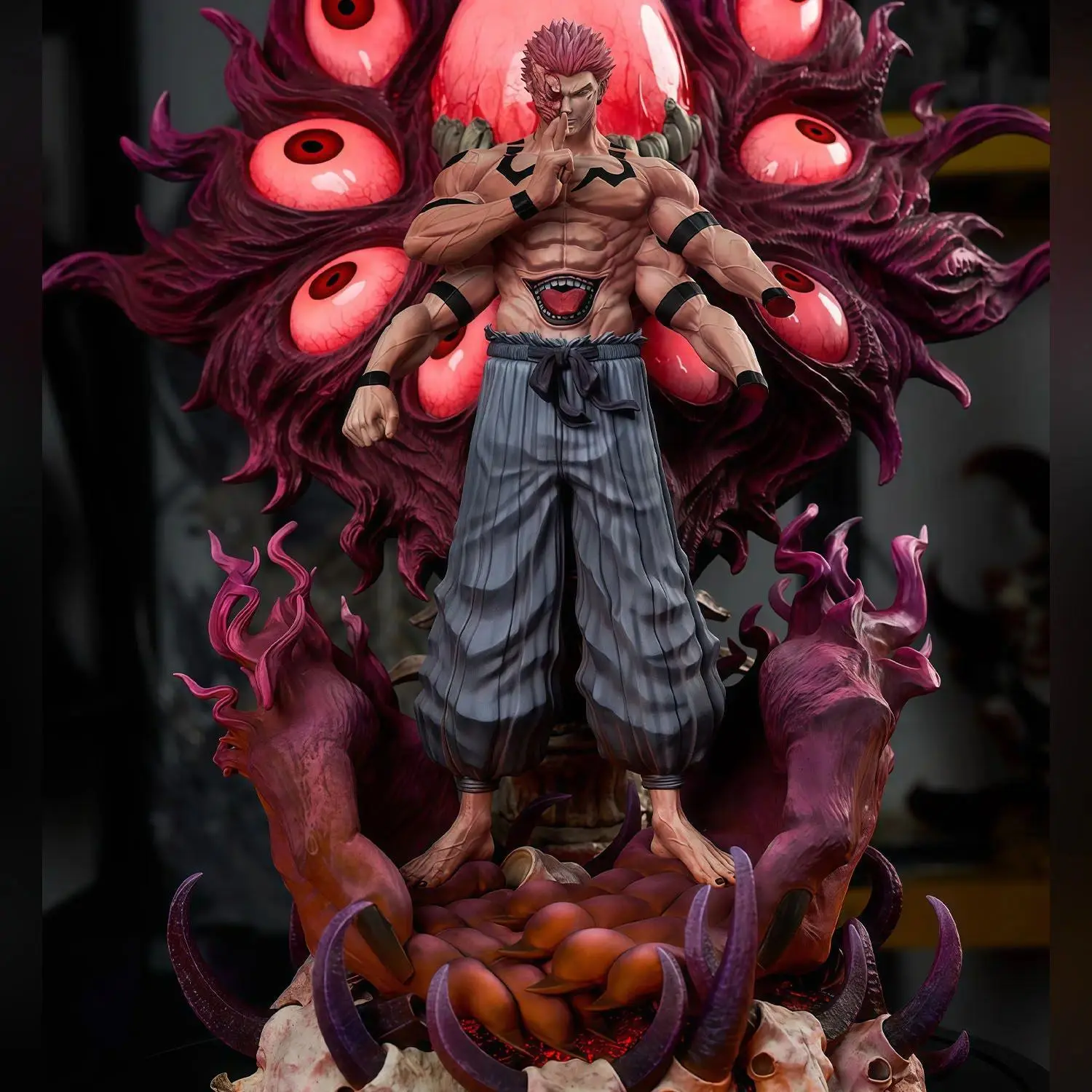 2026 new hot item Jujutsu Kaisen Anime Statue: Ryomen Sukuna Early Form, 12 inch (30cm) Collectible Model Figure, Cursed Spirit Display