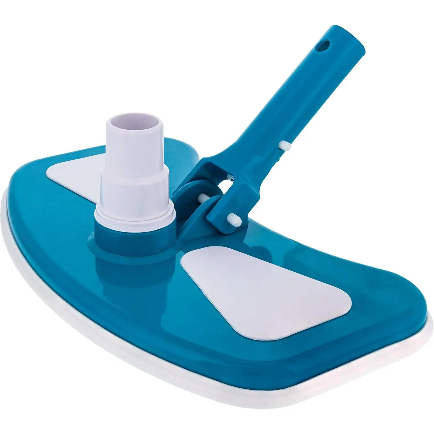 12" Deluxe Weighted Butterfly  Vacuum , Swivel | Hose Connection, Pole Handle, Protection Bumper - Clean Debris Above Ground & In-Ground Swimming s Spas, Vinyl Liner Safe