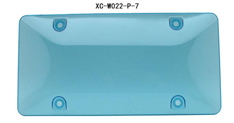 Modified US Standard Transparent License Plate Frame Plastic Metal Universal Car Brand Frame