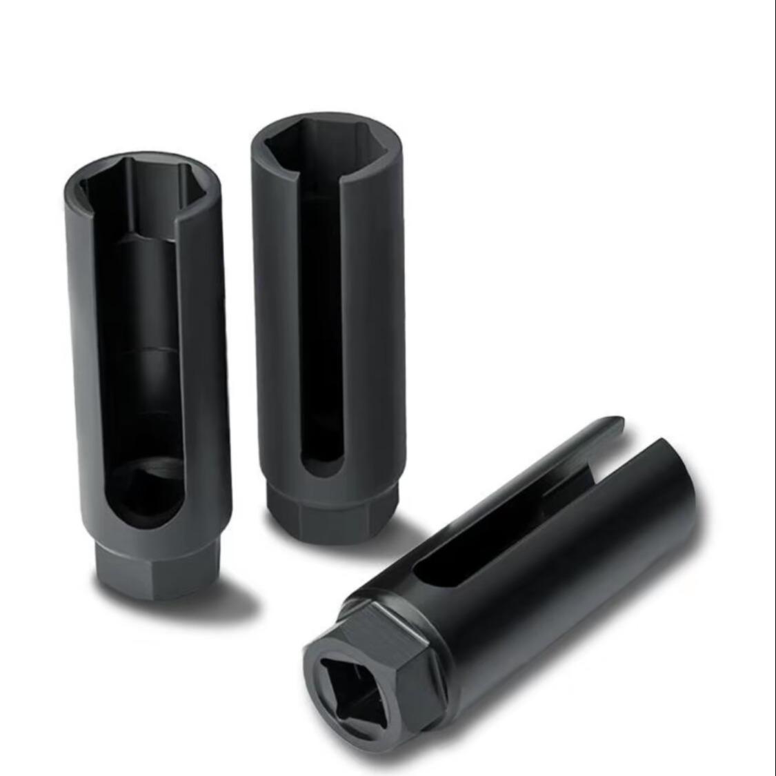 Japanese Oxygen Sensor Socket, Hex Bit Socket, Drive Sockets, Contains Oxygen Sensing Socket, Easy Installation Tool, Metal Working Part, Automotive Repair Accessory, Oxygen Sensor Wrench