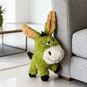 Funny Little Donkey Pet Dog Vocal Tearing Companionship Plush Interactive Toy