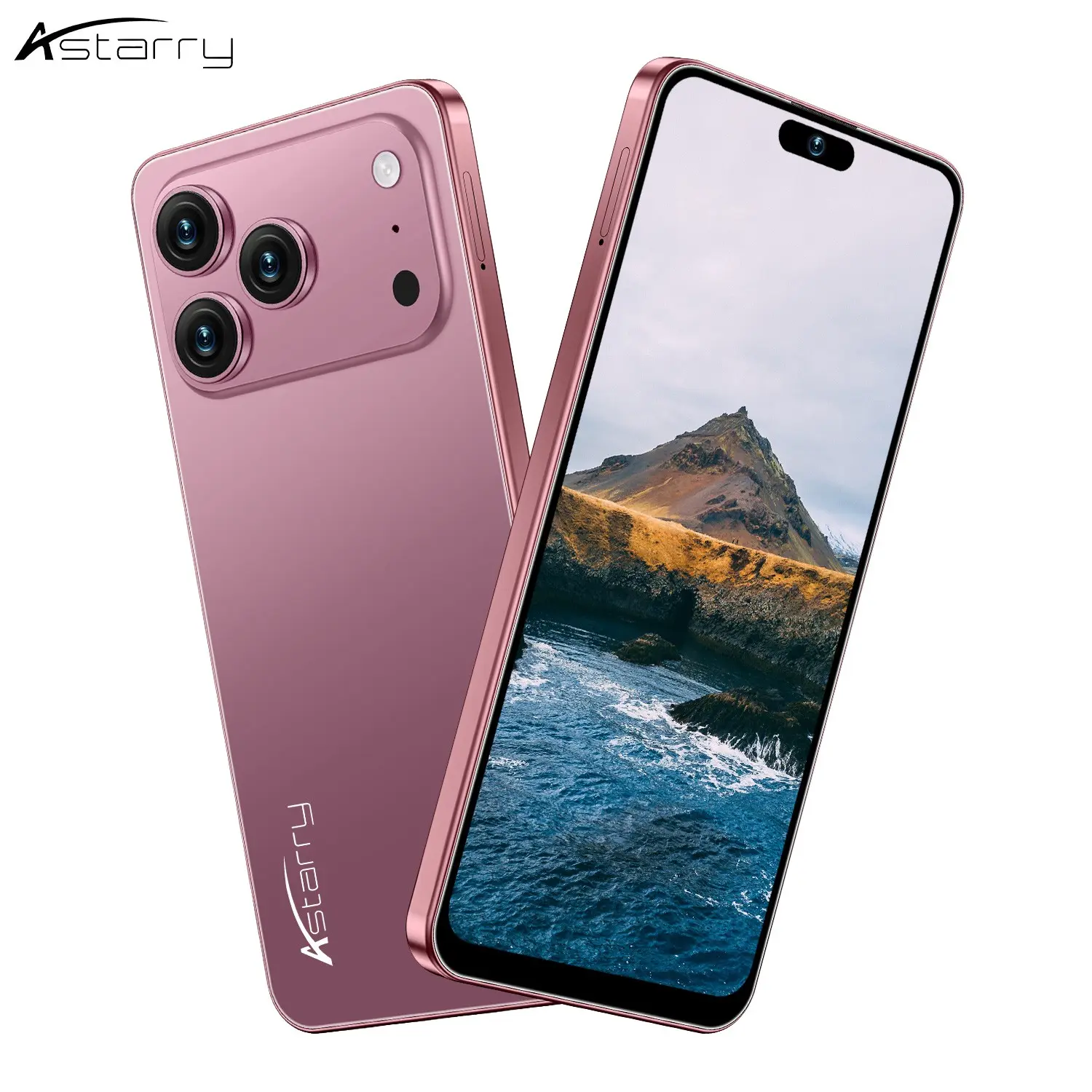 Astarry-17 Pro Max 4g Phone, Octa-Core Mtk6762 Processor, 6+64GB Storage, 16+20mp Camera, 5000mah Battery, Android 12, Fingerprint Unlock, Octa Core Smartphone