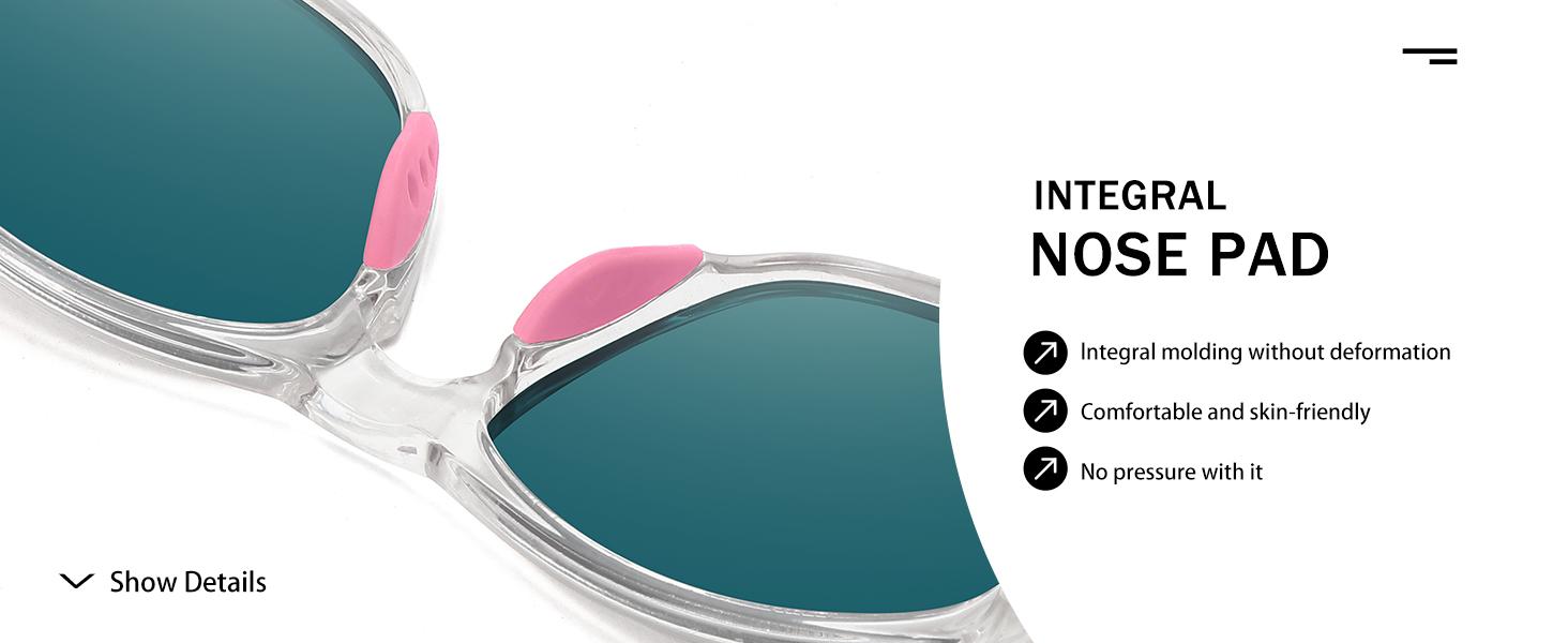 FOZONO Polarized Sports Sunglasses for Men Women, UV400 Protection Anti Glare Sun Glasses for Driving Running Cycling Fishing