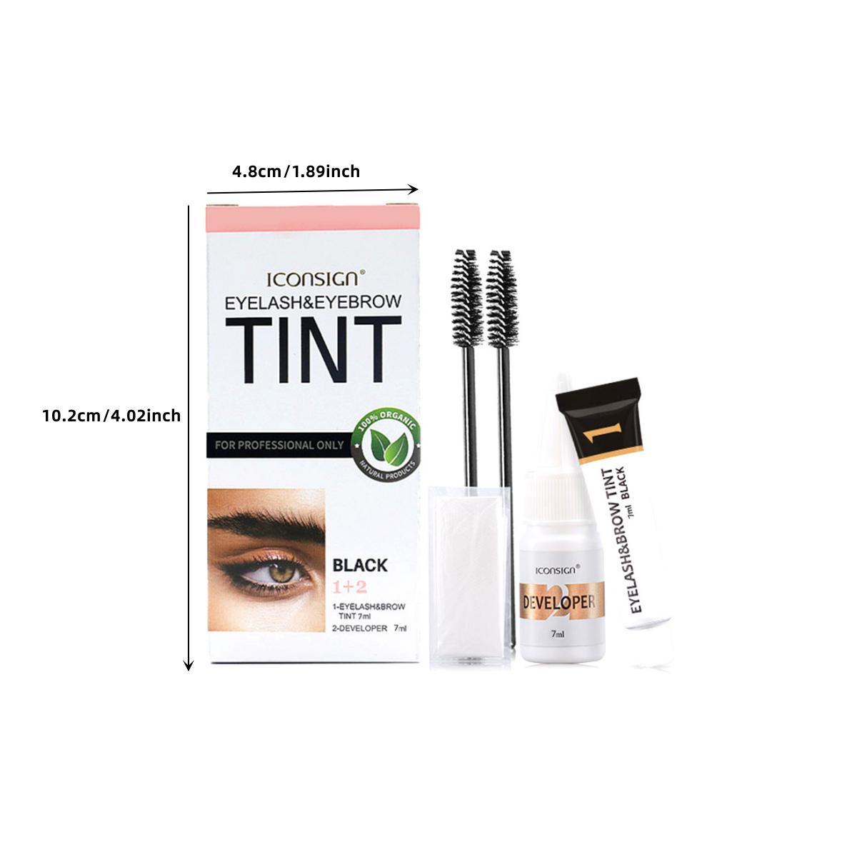 2 In 1 Eyebrow Pomade With Brush, 5pcs/set Waterproof Eyebrow Dye Kit, Long Lasting Eyebrow Coloring Kit, Easy For Use