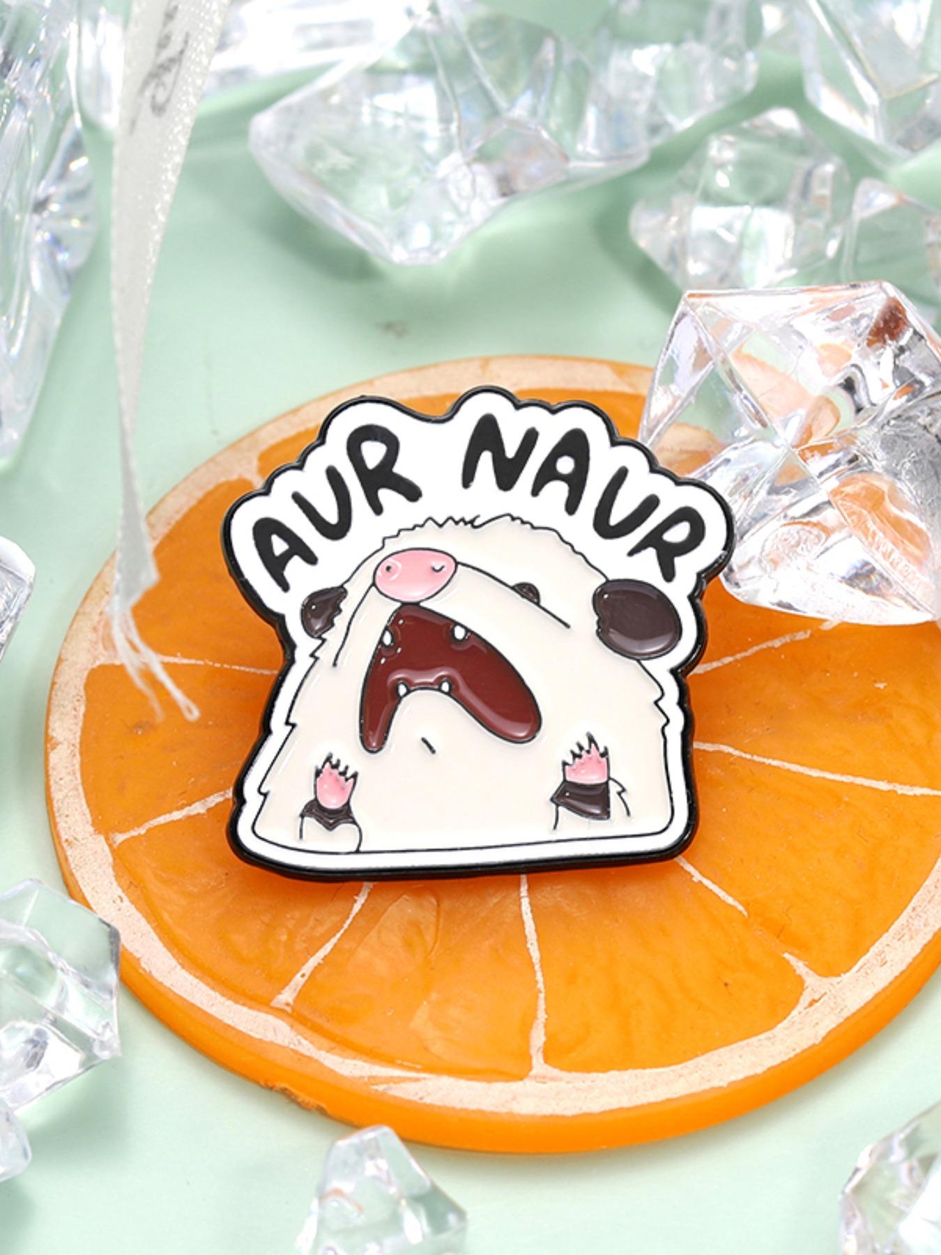 Cute Possum Design Brooch, Fashion Cartoon Animal Design Brooch, Enamel Pin Suitable for Backpacks, Jeans, Scarves, Hats Decoration