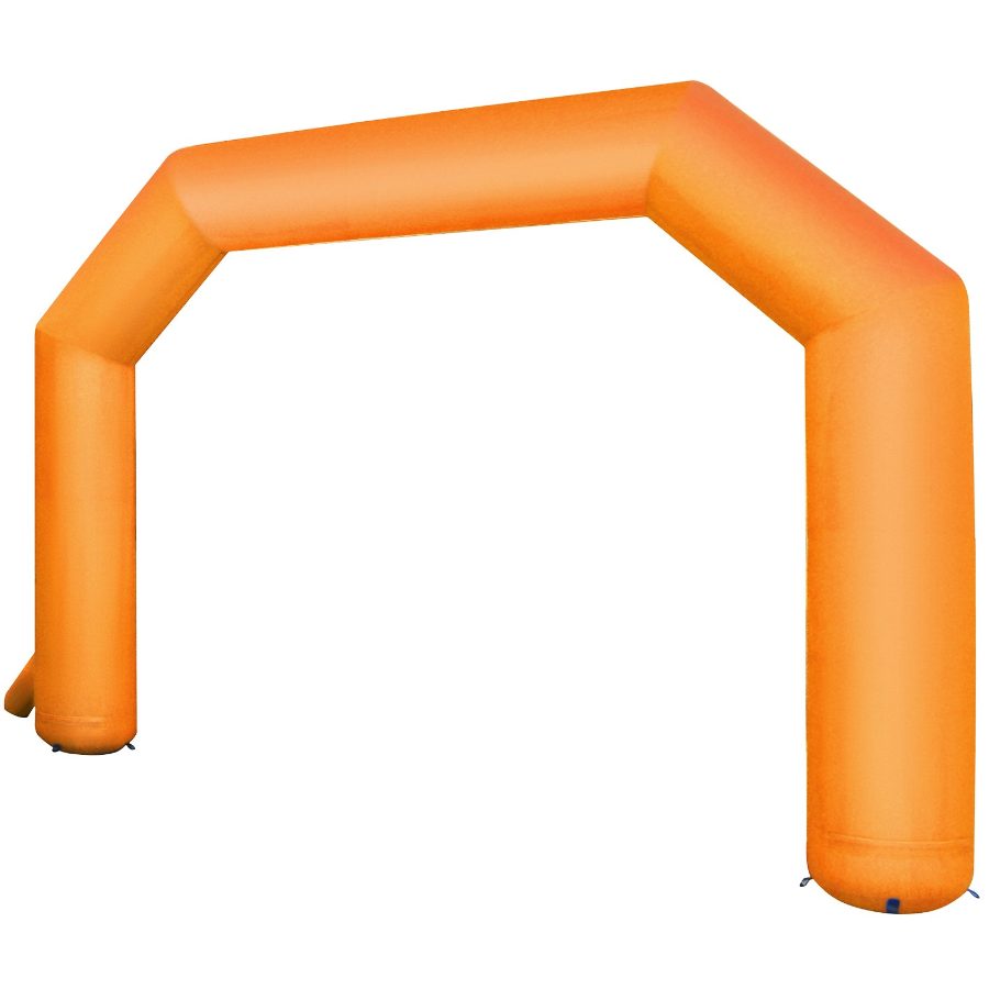 Orange Outdoor Advertising Inflatable Arch Air Blower 19.5FT with Blower