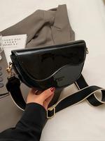 Black patent leather