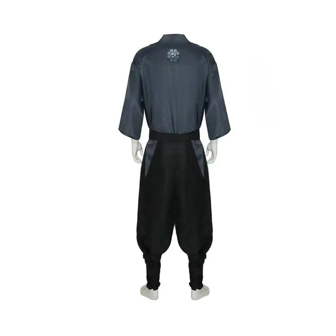 New Anime Miyamoto Musashi Cosplay Costume Vintage Japanese Warrior Kimono Swordsman Suit Men Halloween Carnival Party Outfits