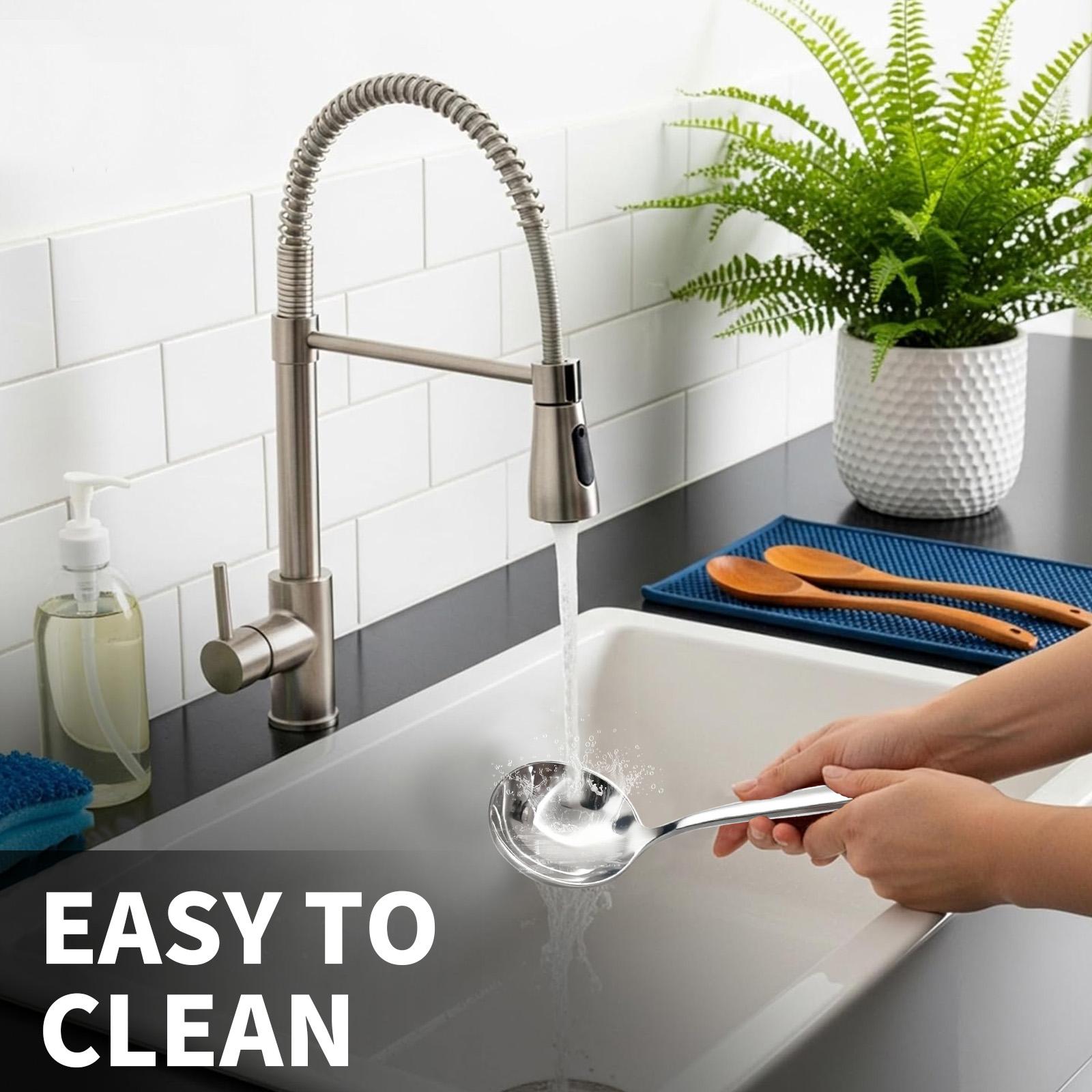 [AREL]4-Piece Stainless Steel Soup Spoon Set