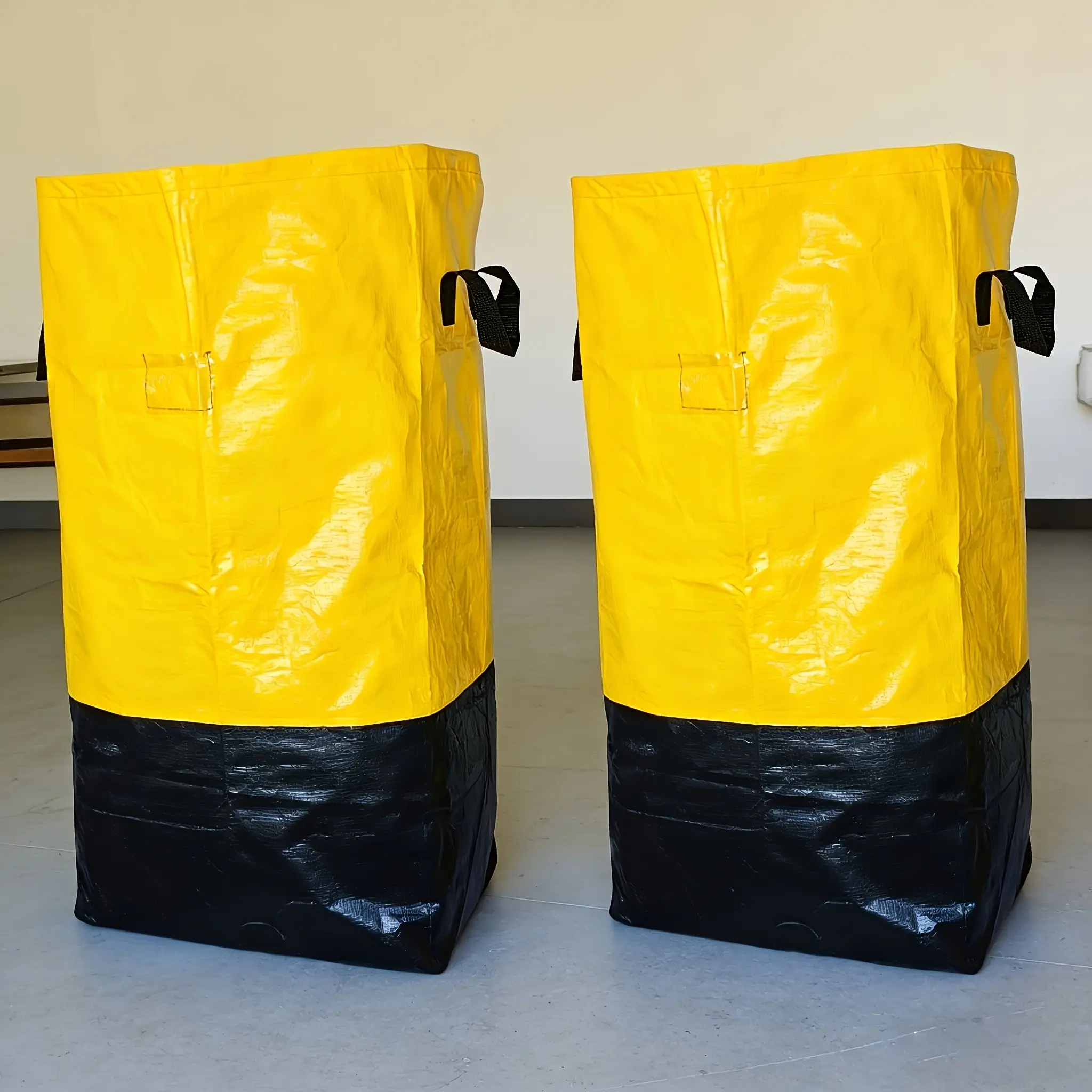 2-Pack Heavy-Duty Large Capacity Moving Bags, Durable Handles and Drawstring Closure, Foldable and Wear-Resistant, Ideal for Clothes and Home Goods