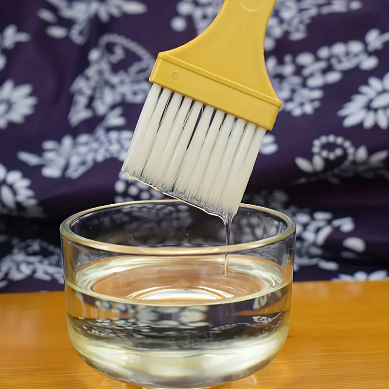 Oil Brush, Food-Grade Baking Brush, Portable Barbecue Brush, Household Baking Oil Brush, Barbecue Baking Creative Oil Brush, Oil Brush for Kitchen Outdoor Camping Picnic, Cookware, Barbecue Tools, Barbecue Additions