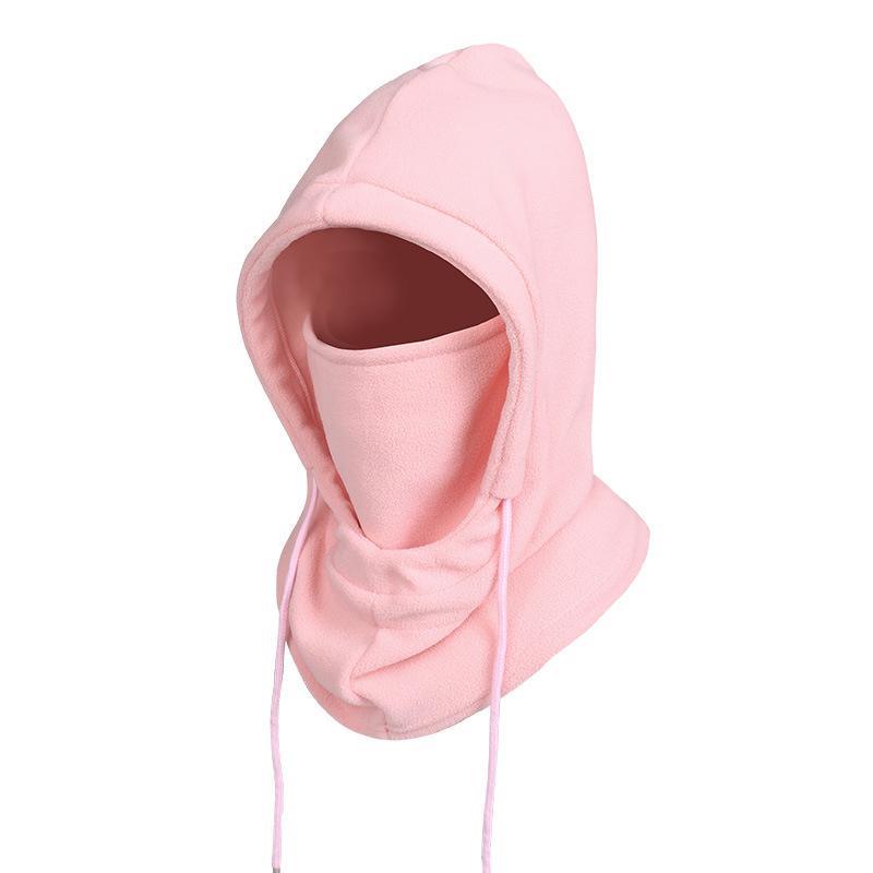 Warm Fleece Balaclava for Men Women Winter Face Mask Neck Warmer Hooded Cap Windproof Thermal Head Cover Beanies Bandana Cold Resistance -20°C Cotton Material