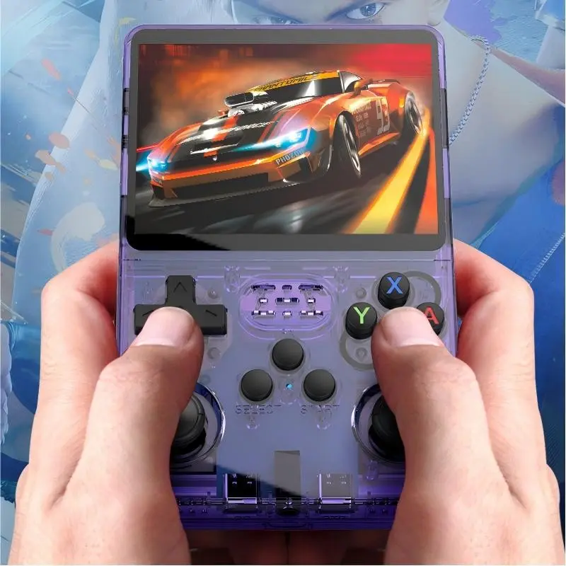 R36S open-source system, portable gaming console, equipped with a 3.5-inch IPS color screen, retro GBA arcade emulator, ideal gift for adults and teenagers