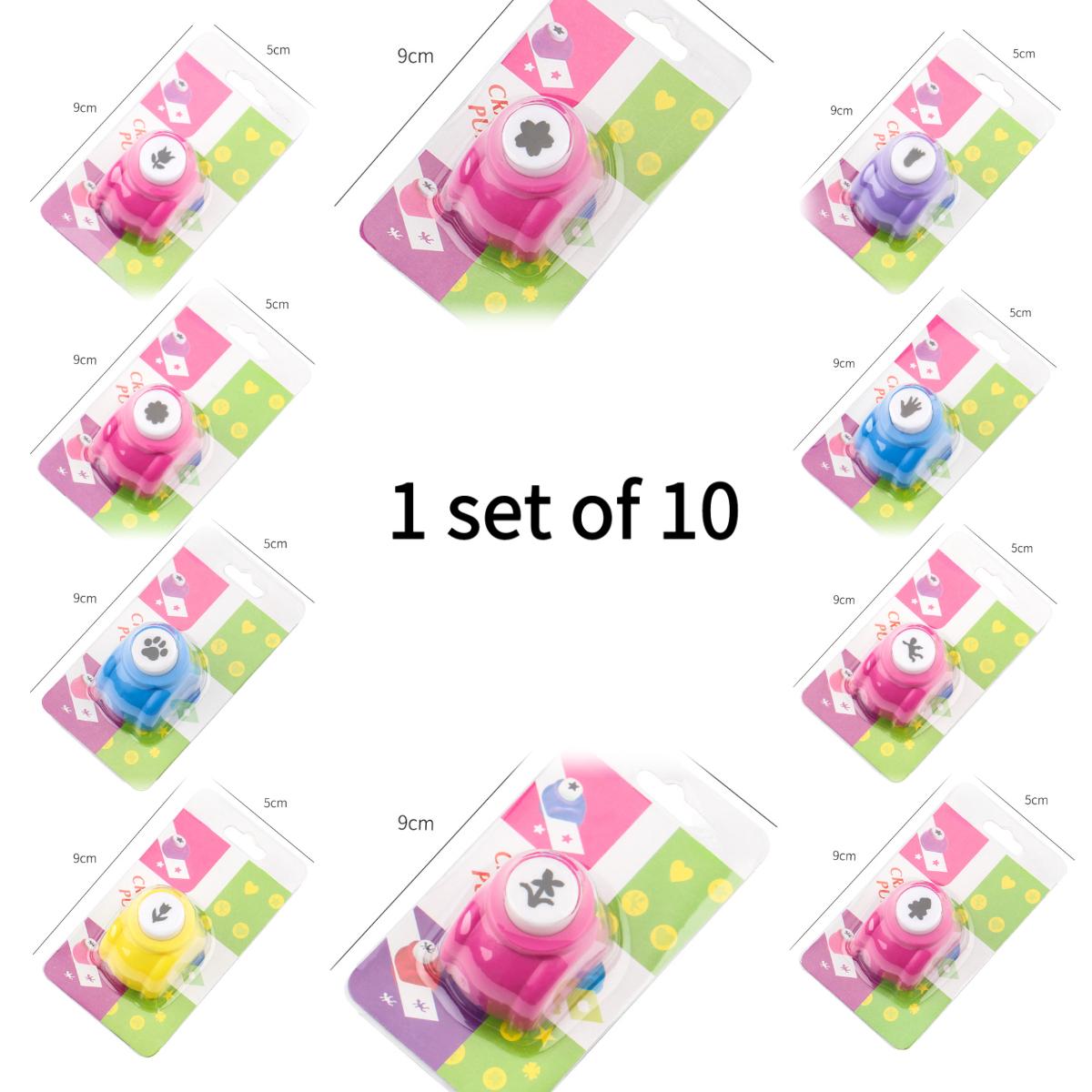 4 models, each with 10 small embossing tools, simple embossing tool, multiple patterns, ABS case, DIY embossing greeting cards, notes, hand copied newspapers, photo albums, decorative paintings other gift embossing tools