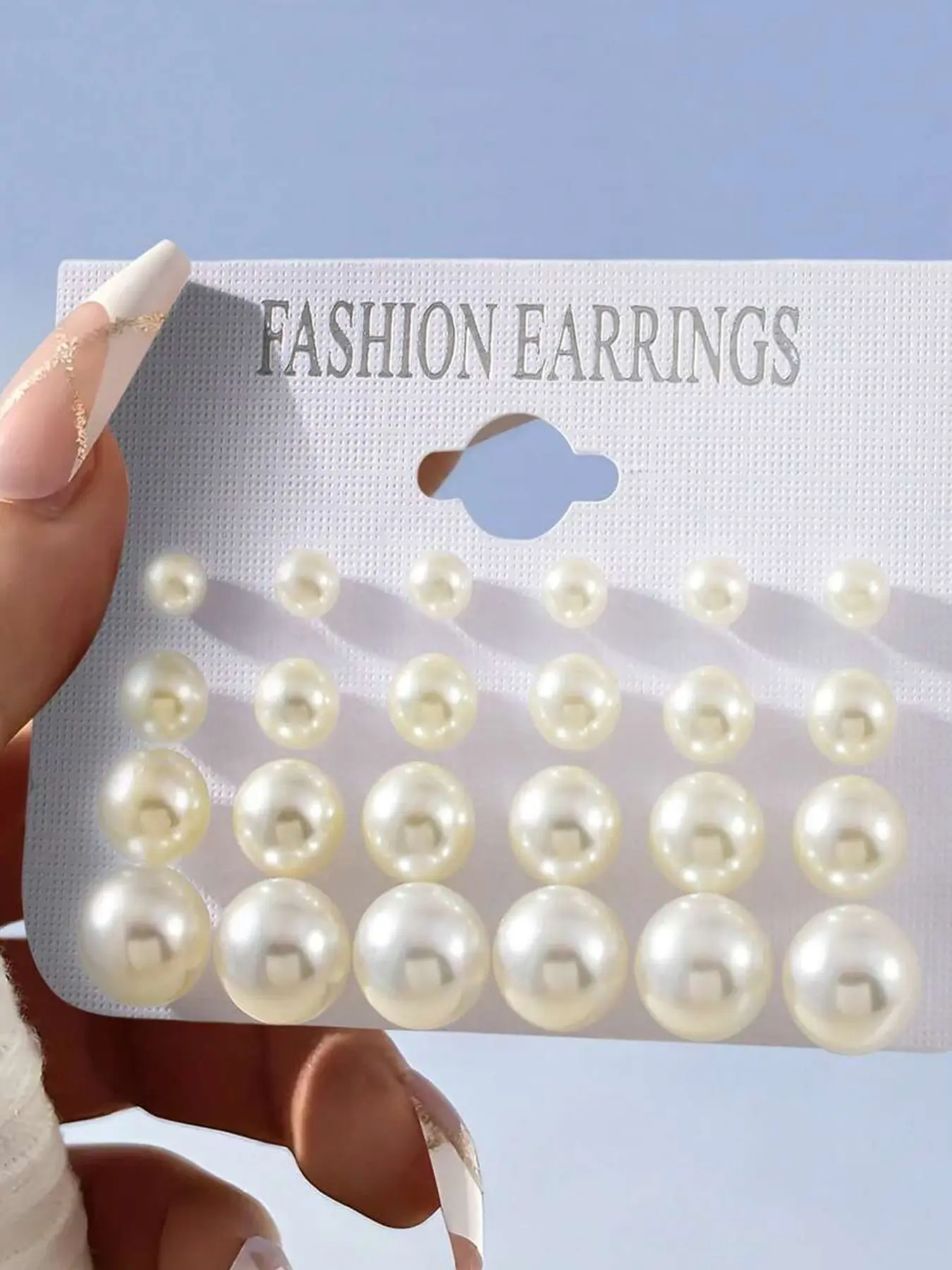 12 Pairs Classic Simple Pearl Earrings, Women's Jewelry, Summer Accessories, Perfect for Daily Wear, Elegant and Timeless Design