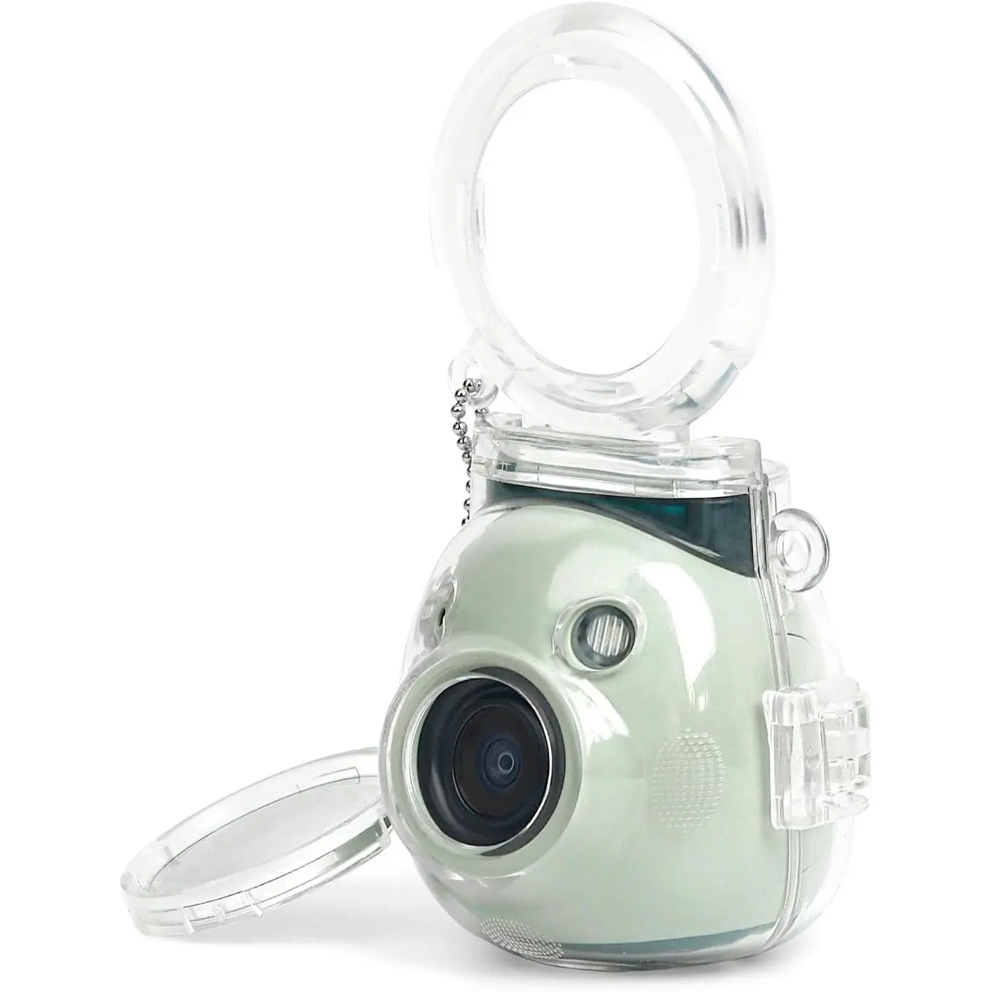 Mini Pal Camera Clear Case with Selfie Mirror - Hard PC  Clear Protective Case for Instax Mini Pal - Easy to Carry - Transparent