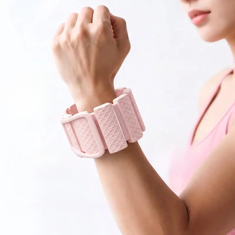 Antibacterial weighted wristbands, sandbag leg straps, wrist wraps for female dancers, arm strength training, universal for hands and feet