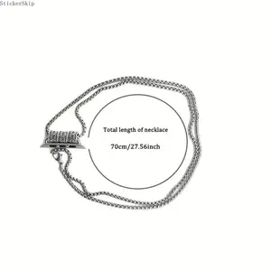 2026 Silver Metal Chain Apple Watch Necklace Strap with Connector Adapter, 38-49mm Universal Fit, Unique Convertible Pendant Accessory Turns iWatch Into Necklace, Unisex Stylish Jewelry for Daily Fashion Outfits