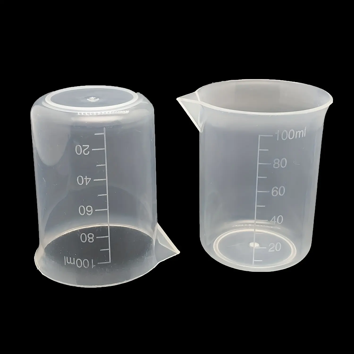 6-Pack 100ML Measuring Cups, Essential Kitchen Tools for Accurate Measurements, Durable and Easy-To-Use, Perfect for Cooking and Baking