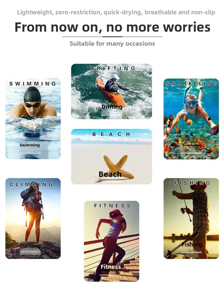 Mesler Water Shoes for Men Women Barefoot Quick-Dry Aqua Sock Outdoor Athletic Sport Shoes Kayaking Boating Hiking Surfing Walking#SpringStatements Greenish