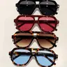4 Pairs Women's Pilot Retro Fashion Glasses, Fashionable Sunglasses, Perfect for Runway, Beach Parties, Street Style, Summer Trendy Casual Sunglasses for All Occasions