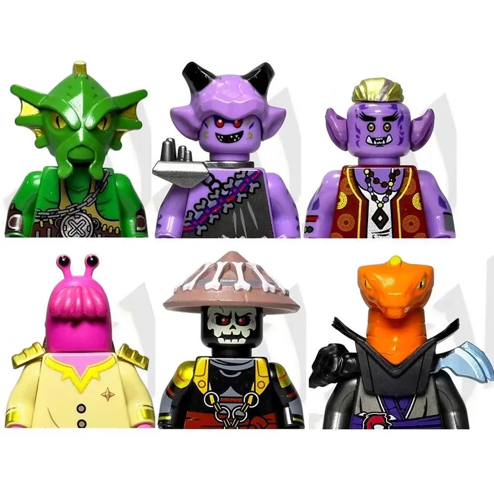 2026 new hot item Elemental Powers Ninja Master Set Building Blocks Mini Action Figure Bricks Toys