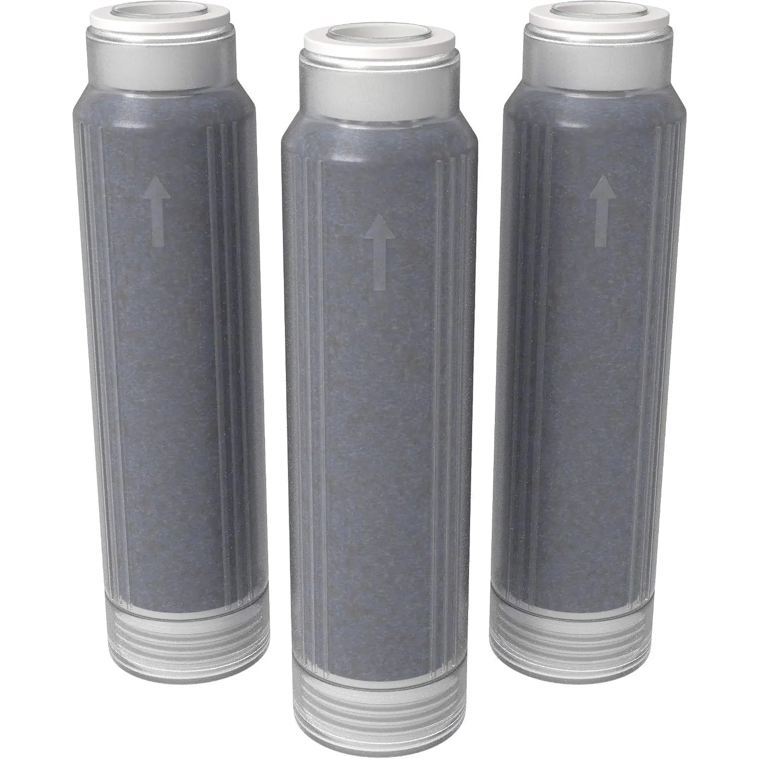 Reverse Osmosis 10-Inch Mixed-Bed Color Changing Deionization Resin Filter Cartridge for RO/DI System Units, 3-Pack