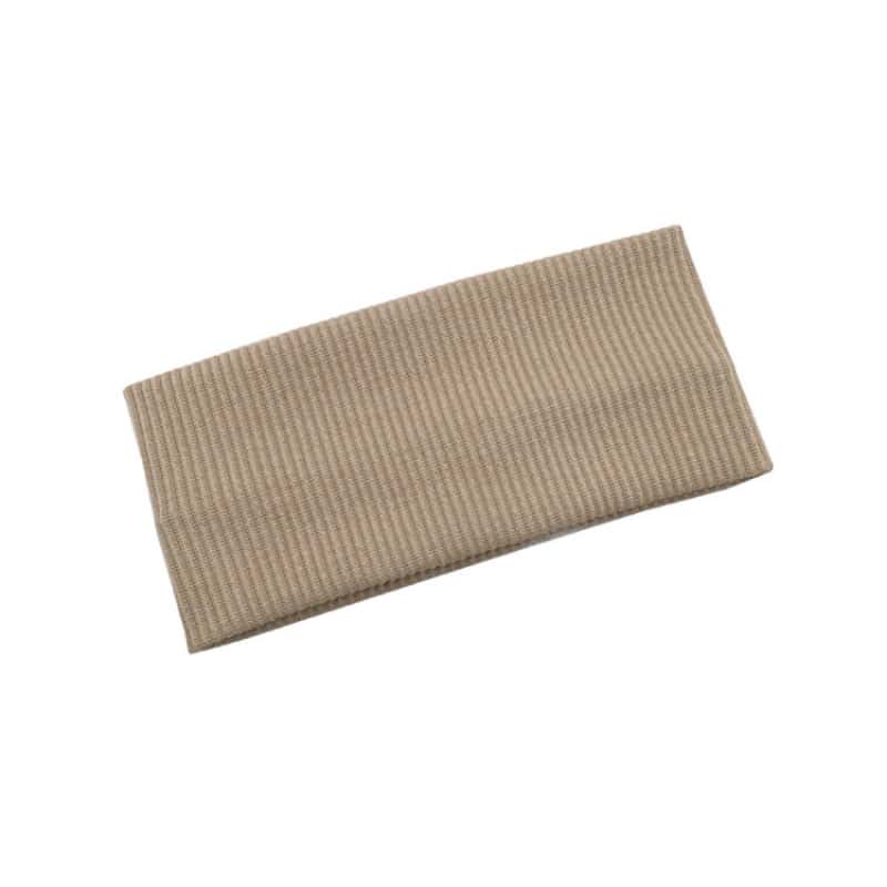 5Pcs Women's Ribbed Workout Headbands - Wide Elastic Sweatbands for Yoga & Running