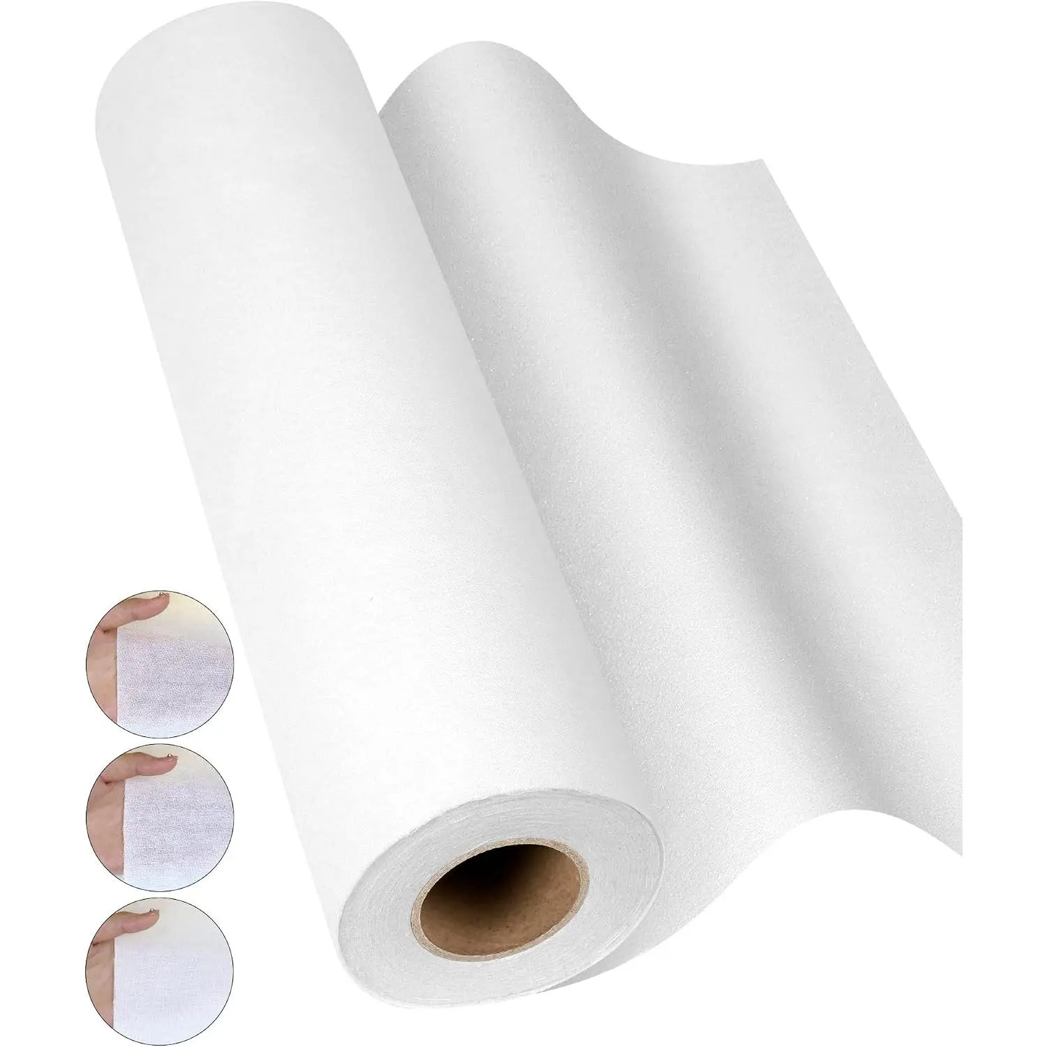 Heavy Weight Woven  Fusible Interfacing,  , 10.6" X10 Yd | Machine Washable, Fusible Interfacing with Heat Activated Adhesive for Collars Cuffs T-Shirt Quilts Bags &DIY Sewing Projects