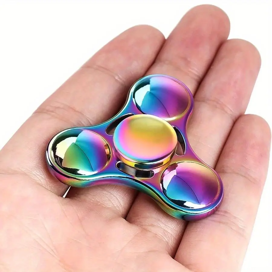 1pc/4pcs Fidget Spinner Toy - Durable Bearing, High-Speed Spinning Precision Metal Hand Spinner for EDC, Focus, Anxiety Relief, Boredom Killer