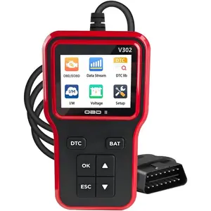 OBD2 Scanner Diagnostic Tool, Professional Auto OBD II Check Engine Fault Code Reader with Reset,  Live Data Scan Tester,  for SUV, Sedan,