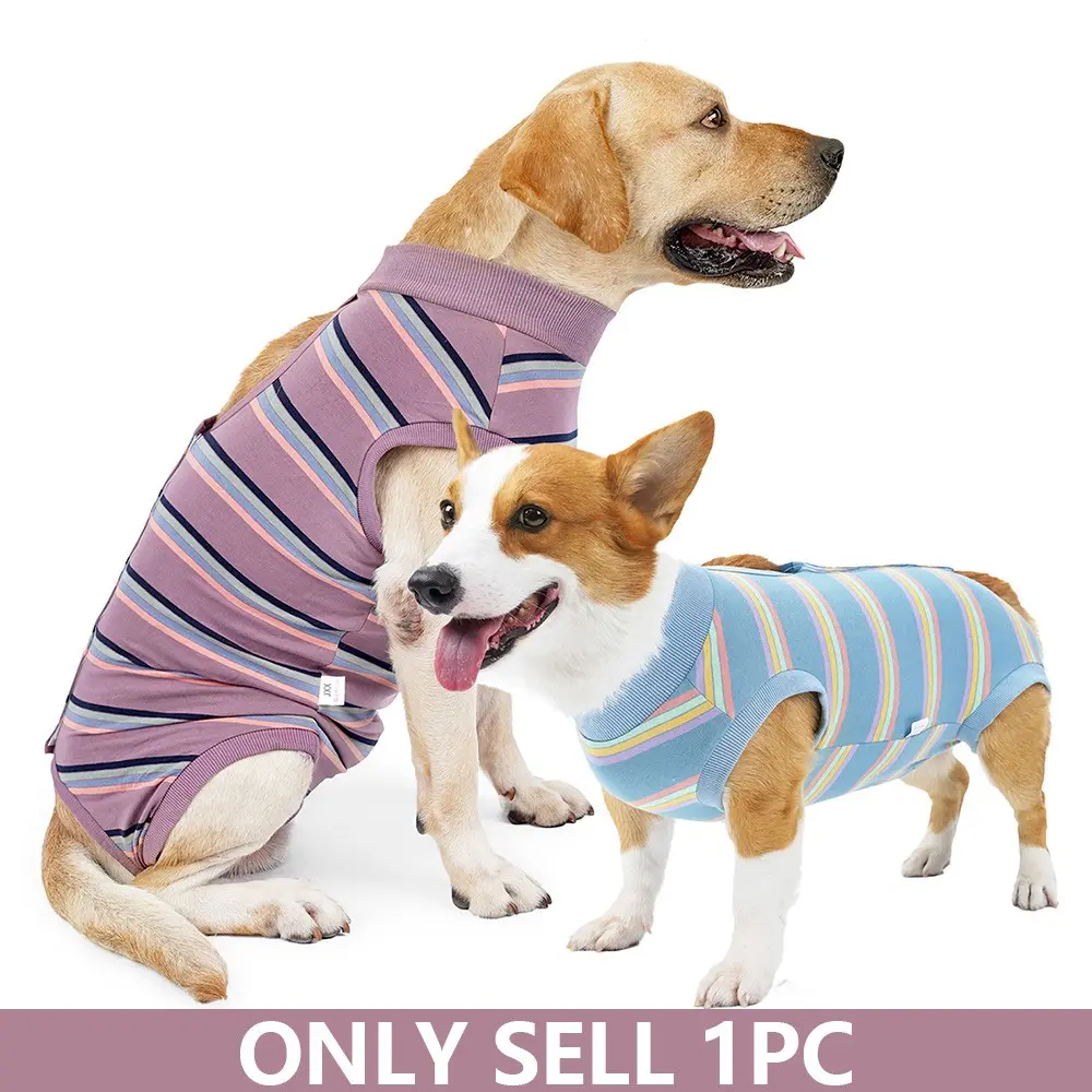 Breathable Dog Recovery Suit, Puppy Costume, 1 Count High Elasticity Comfortable Anti Licking Recovery Suit for Small Large Dogs, Pet Supplies