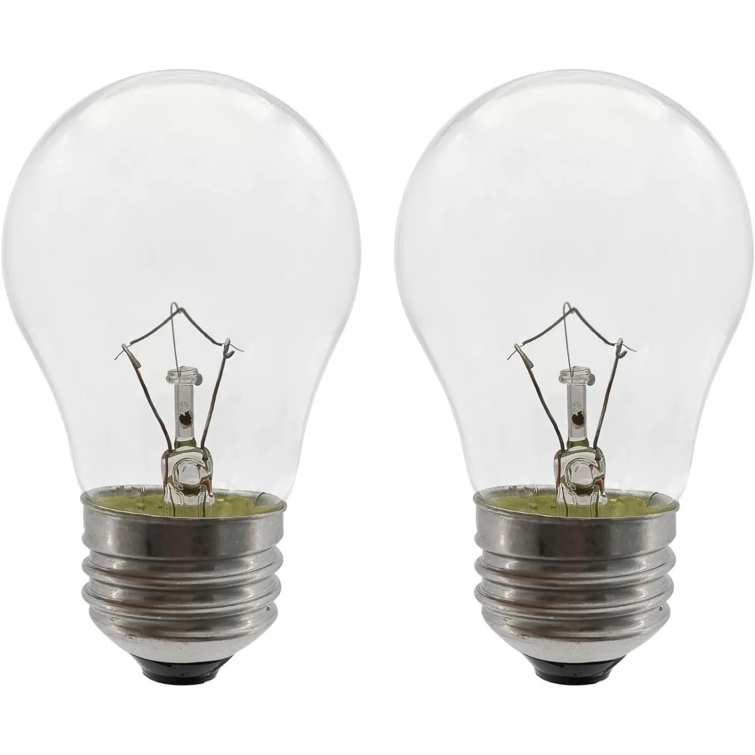 Oven Light Bulb 40 Watt Appliance Light Bulb, High Temperature 300 Degree Resistant Appliance Bulb for Oven, Stove, Refrigerator, Microwave E26 Medium Base, A15 2-Pack
