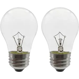 Oven Light Bulb 40 Watt Appliance Light Bulb, High Temperature 300 Degree Resistant Appliance Bulb for Oven, Stove, Refrigerator, Microwave E26 Medium Base, A15 2-Pack