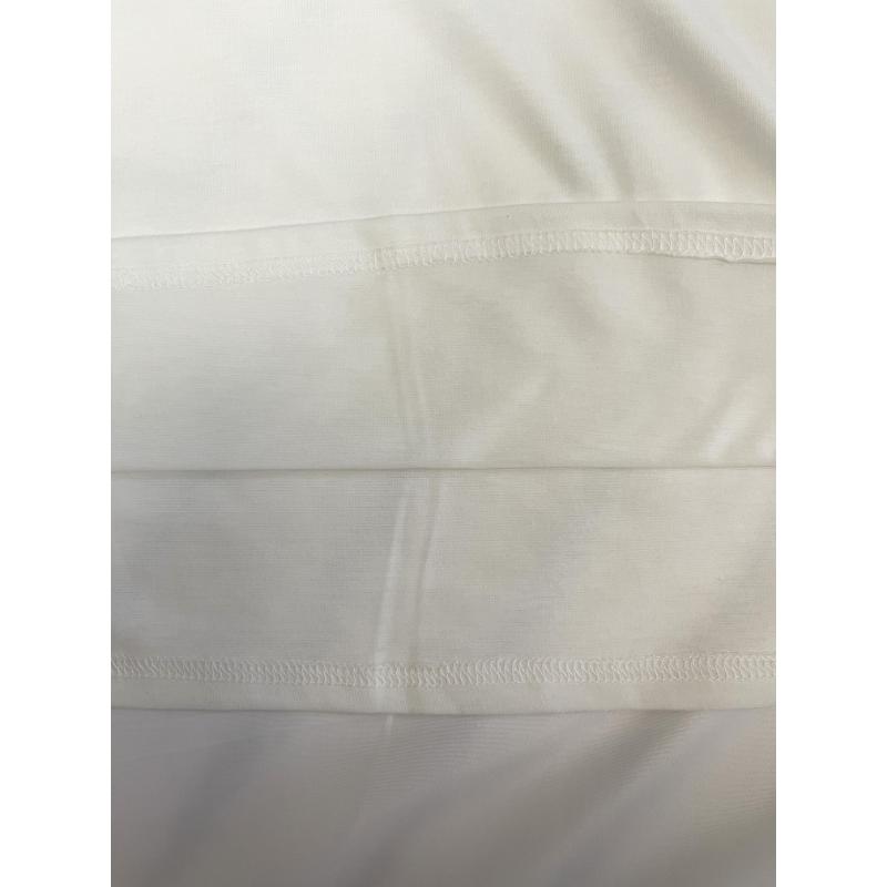 Elegant Plus-Size White V-Neck T-Shirt with Lace Detailing,Short Sleeve,Semi-Sheer Summer Top for Women,Plus Size Blouses Collar Fabric Spandex Casual