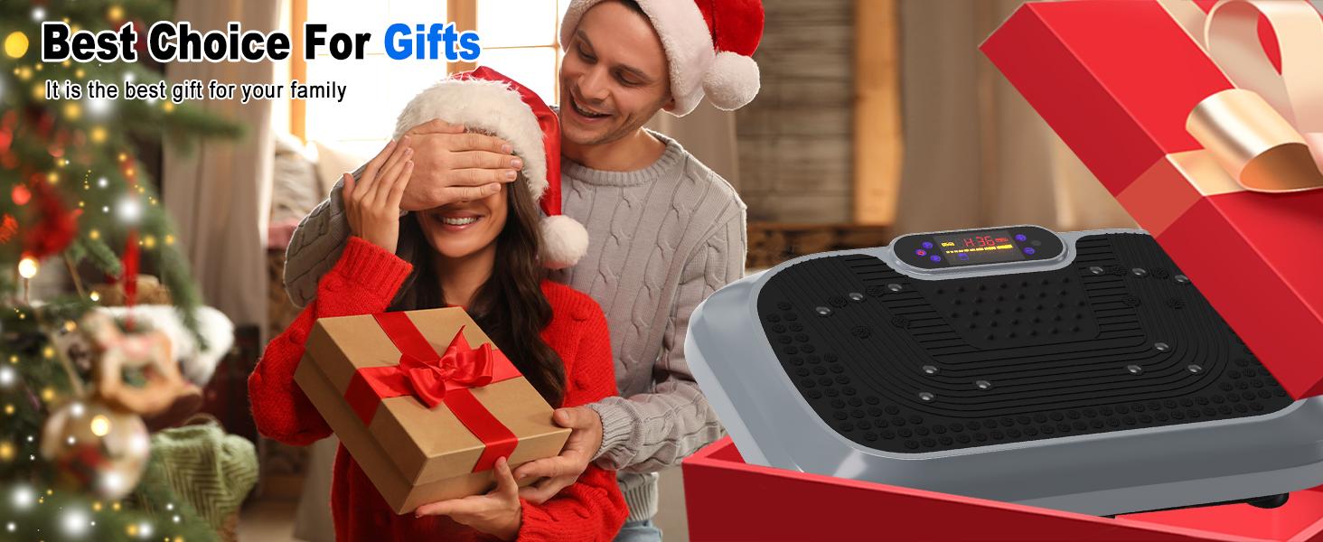 Vibration Plate Exercise Machine for Lymphatic Drainage,Power Plate Vibrating Platform ,Shaker for Weight Loss,Waver Board with 120 Levels for Home Gym